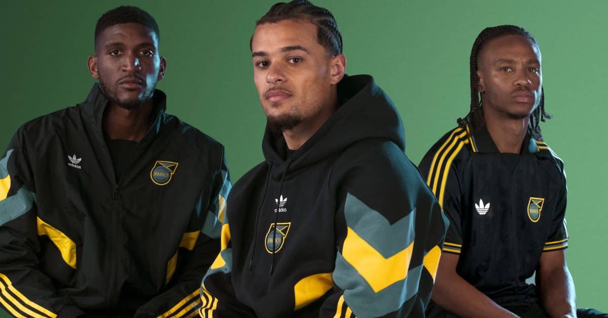 Jamaica Launch Adidas 1998 World Cup Retro Collection.